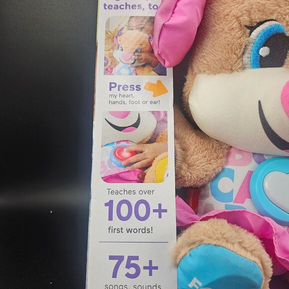 Fisher-Price Laugh & Learn Smart Stages Sis Plush Toy 6-36 Months Interactive Ed - Picture 2 of 8